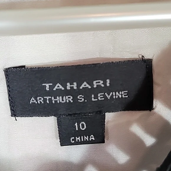 Tahari Cocktail Floral Dress Size 10 Sleeveless Knee Lined Multicolor Business - Picture 5 of 9